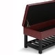 preview thumbnail 98 of 136, WYNDENHALL Essex 44 inch Wide Transitional Rectangle Ottoman Bench