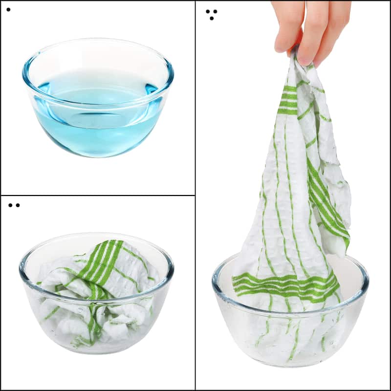 Reuseable Cleaning Cloths, Super Absorbent Cotton Cleaning Cloth Reuseable Cleaning Towels Lint Free Rags