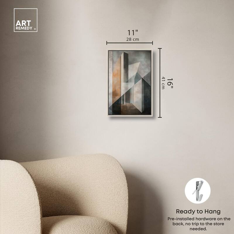 Spatial Geometry Canvas by Art Remedy