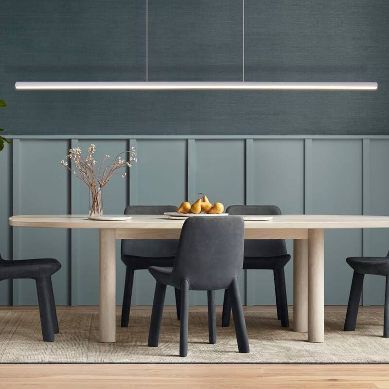 Minimalist Modern Dimmable Kitchen Island Light Linear Chandelier