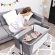 preview thumbnail 6 of 4, Baby Bedside Crib Portable Bassinet with Carrying Bag
