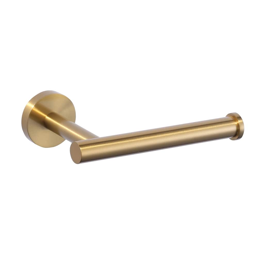 WOWOW Wall Mount Stainless Steel Single Arm Toilet Paper Holder