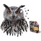 preview thumbnail 3 of 1, I AM Owl 550 Piece Animal Head-Shaped Jigsaw Puzzle