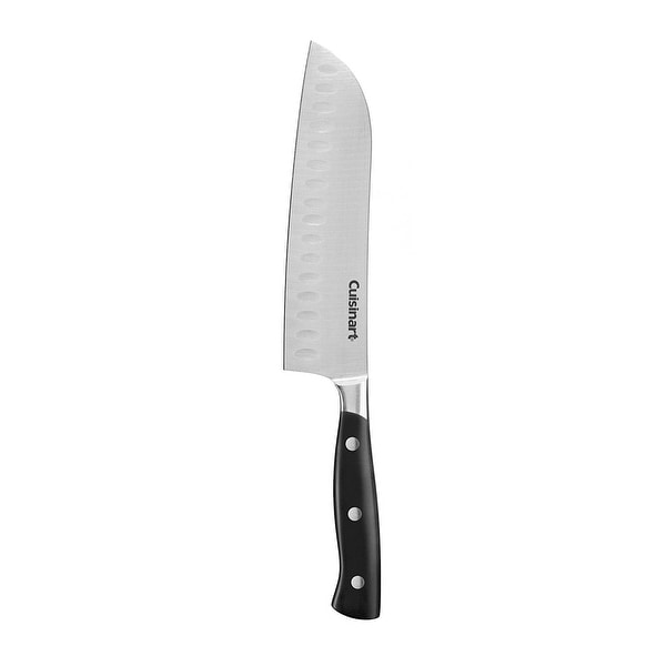 Cuisinart C77TR-7SAN Triple Rivet Collection 7" Santoku Knife, Black - black & stainless. Opens flyout.