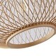 preview thumbnail 4 of 6, Nulty Hand-made Bamboo Rattan Single Lantern Pendant Light - 16"