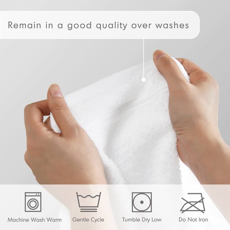 Chelsea Square 400GSM Essential Bundle Quick Dry 100% Cotton 12pc Towel Set