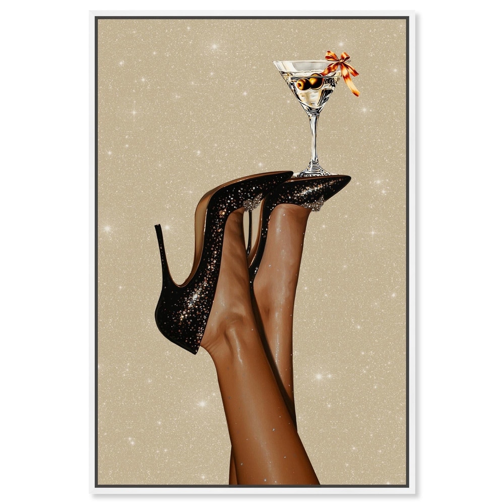 Martini on Display Canvas by Art Remedy