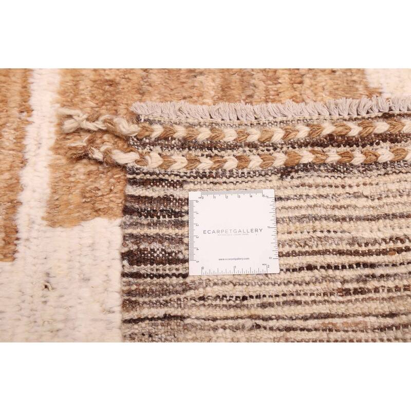 ECARPETGALLERY Hand-knotted Pak Finest Marrakesh Cream Wool Rug - 8'2 x 10'0