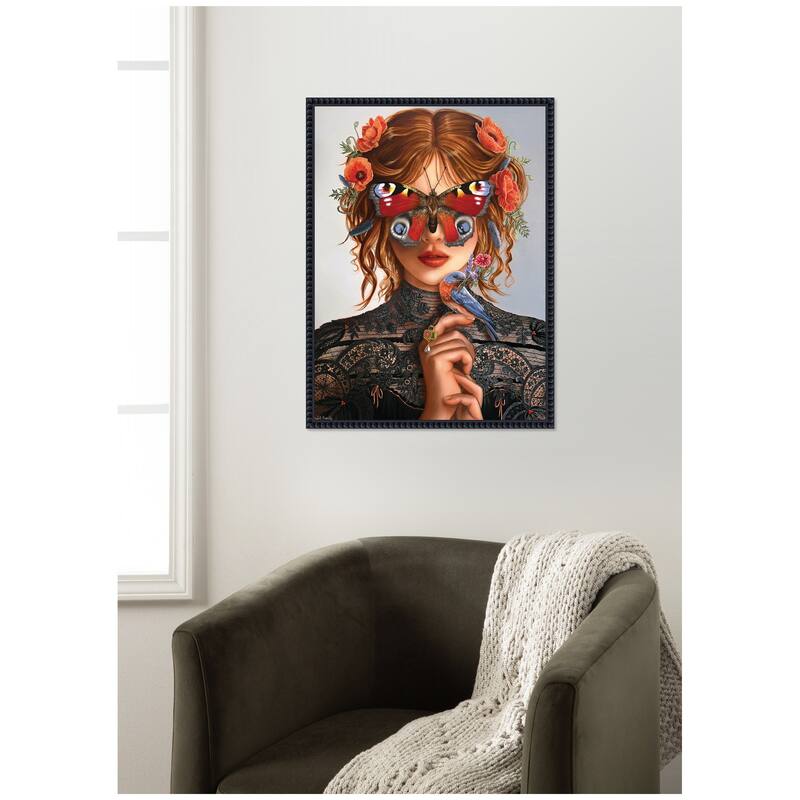 Kate and Laurel Dreamer by Charlotte Brindley Framed Canvas Wall Art Print