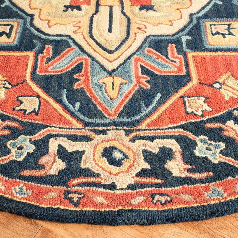 SAFAVIEH Handmade Heritage Shena Traditional Wool Rug