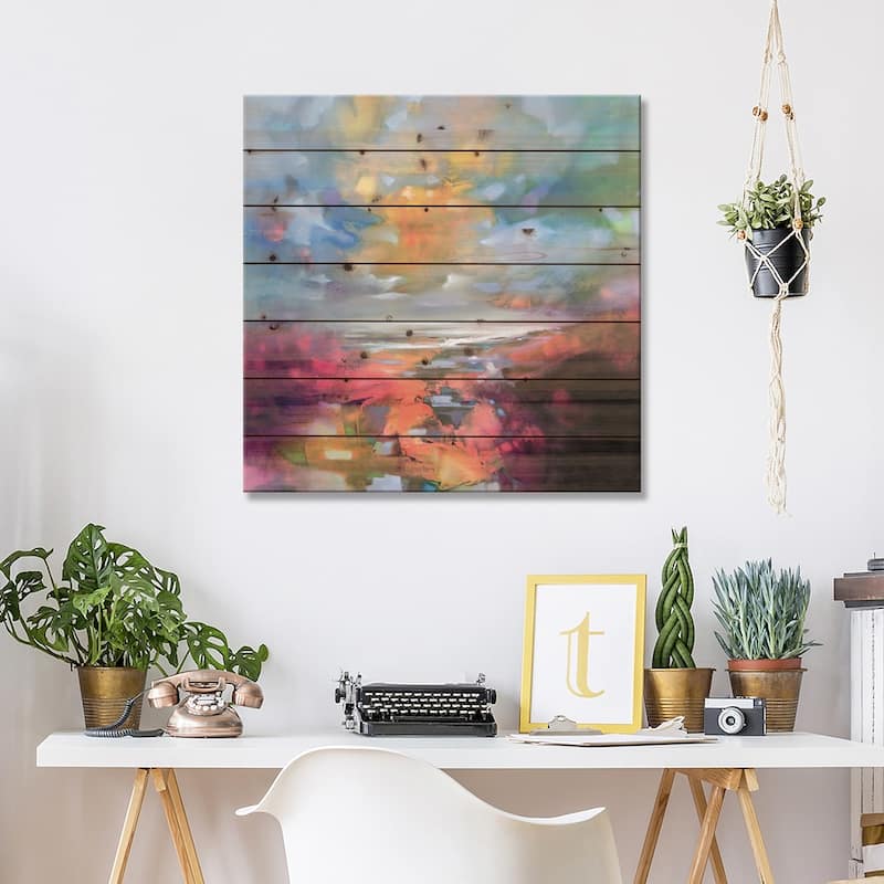 Warmth Prevails Print On Wood by Scott Naismith - Multi-Color