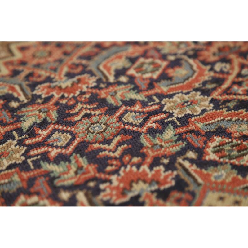 Vegetable Dye Tabriz Persian Area Rug Handmade Wool Carpet - 8'11"x 13'4"
