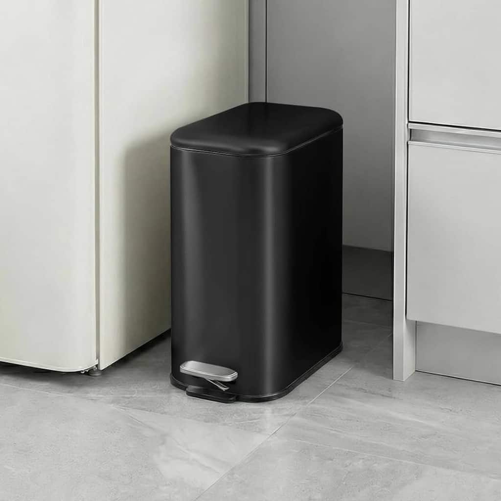 1.3 Gallons Trash Can, Step Garbage Can for Bathroom, Bedroom, Office, Kitchen