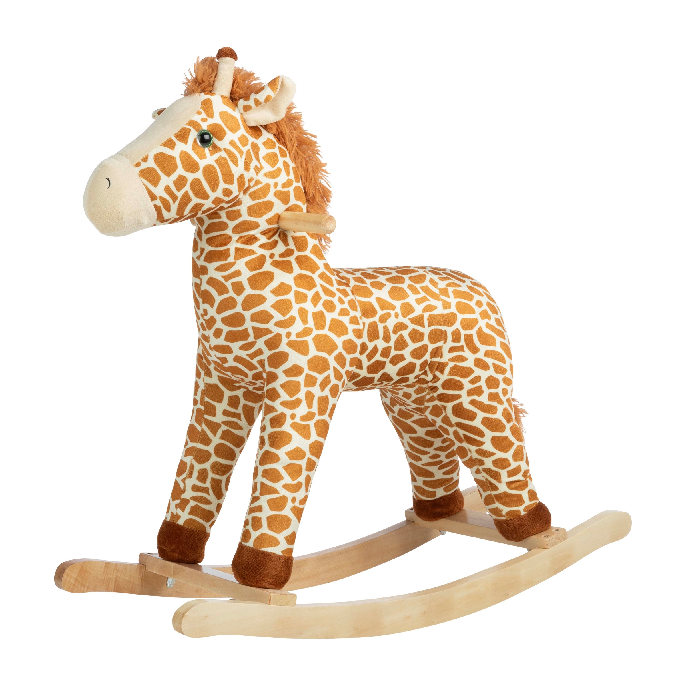 Happy trails giraffe plush rocking animal clearance
