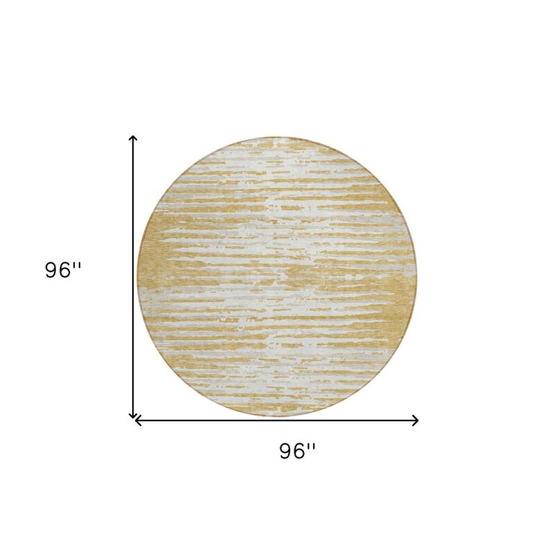 HomeRoots Striped Transitional Rectangle Outdoor Rug