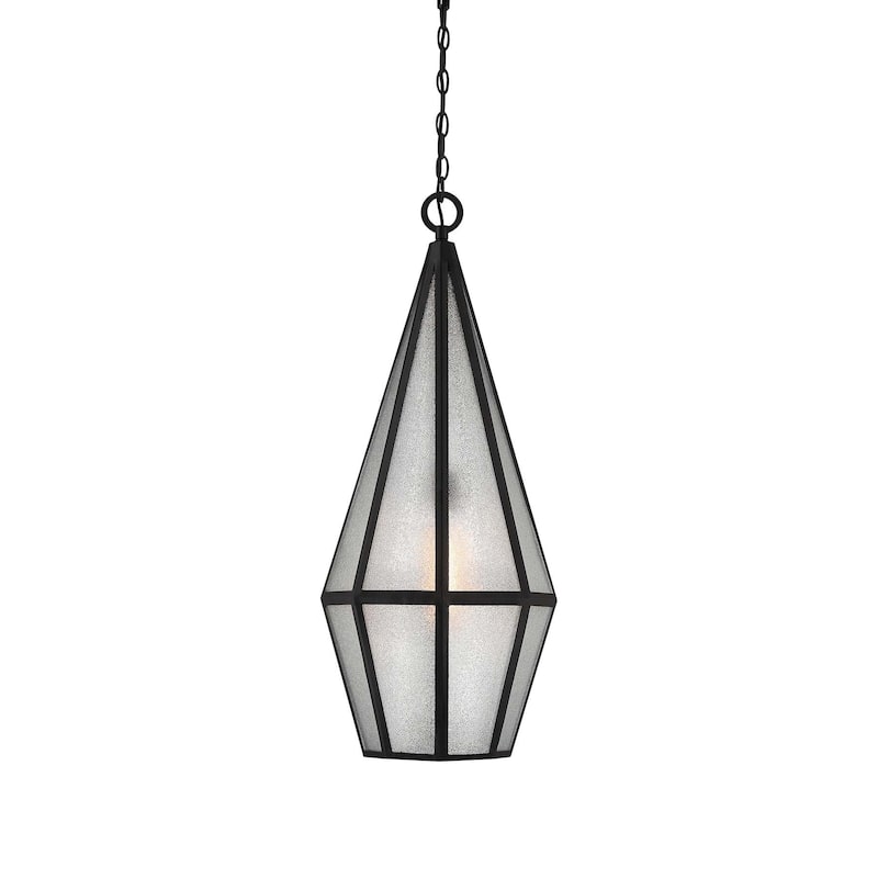 Savoy House 5-706 Peninsula 12" Wide Outdoor Pendant - Matte Black