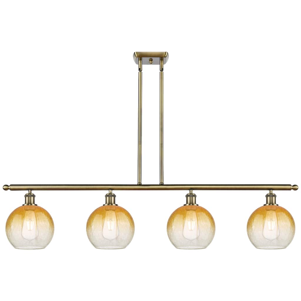 Innovations Lighting Endless Possibilities Ballston - Brookhaven Globe - 4 Light 48" Stem Hung Island Light