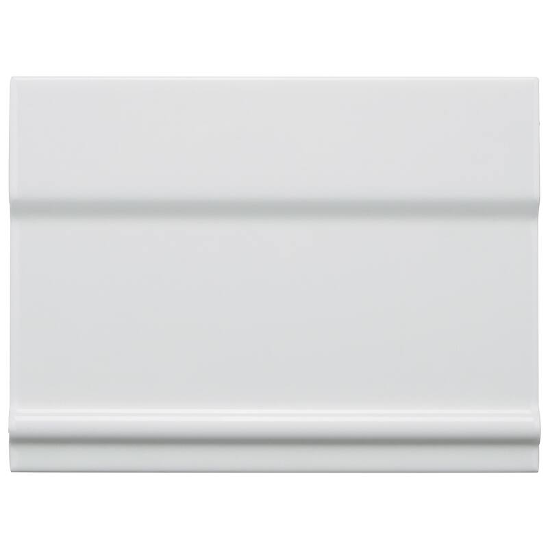 Merola Tile Santorini Zocalo Blanco 5-7/8" x 7-7/8" Ceramic Wall Trim - (1 Tile)