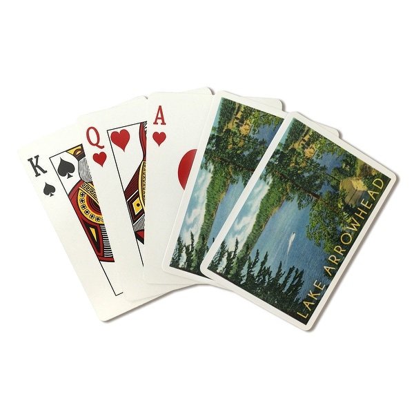 Lake Arrowhead CA North Shore LP Artwork (Poker Playing Cards Deck)