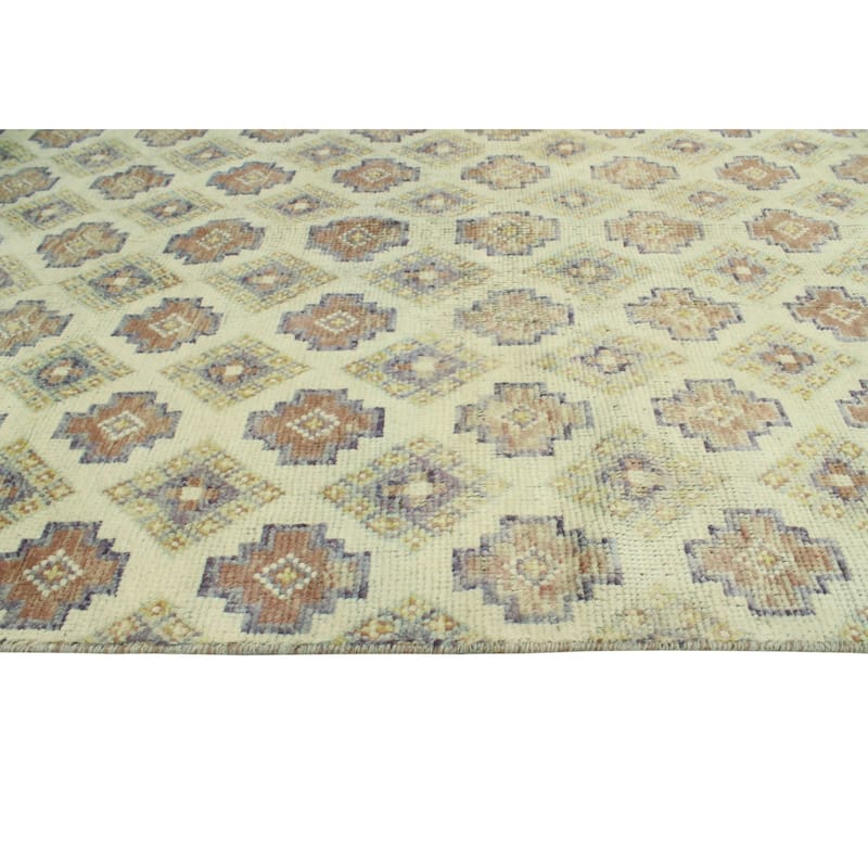 Balochi Marly Ivory/Brown Rug - 9'9" x 12'9"