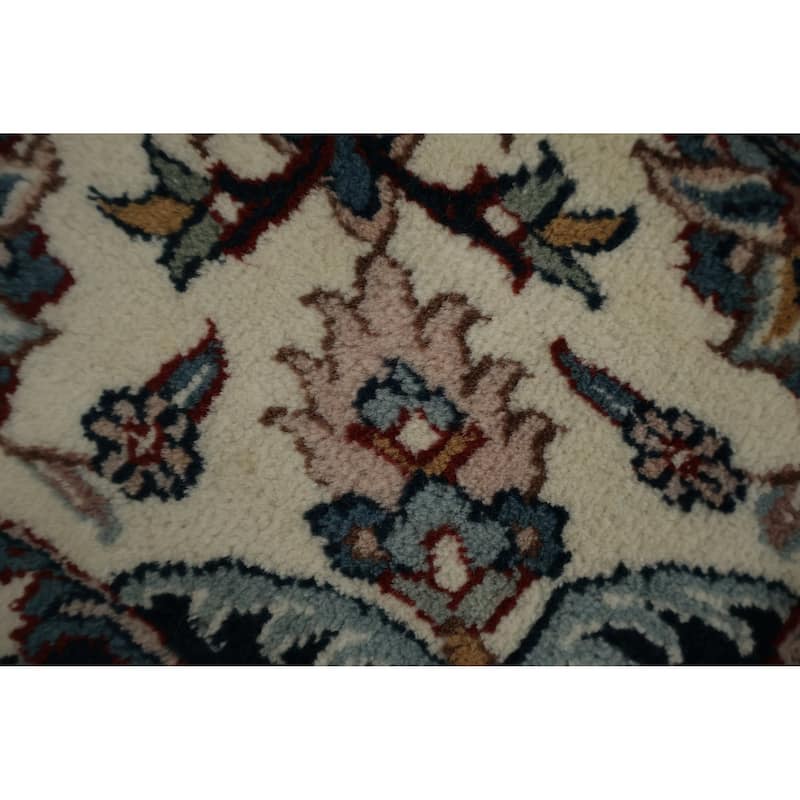 Hand Knotted Oriental 100% Wool Carpet Traditional Floral Red Tabriz Area Rug - 12' 3'' X 8' 10''