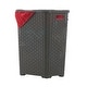 preview thumbnail 11 of 23, Superio Plastic Wicker Laundry Hamper with Lid Large Capacity - Capacity: 60l
