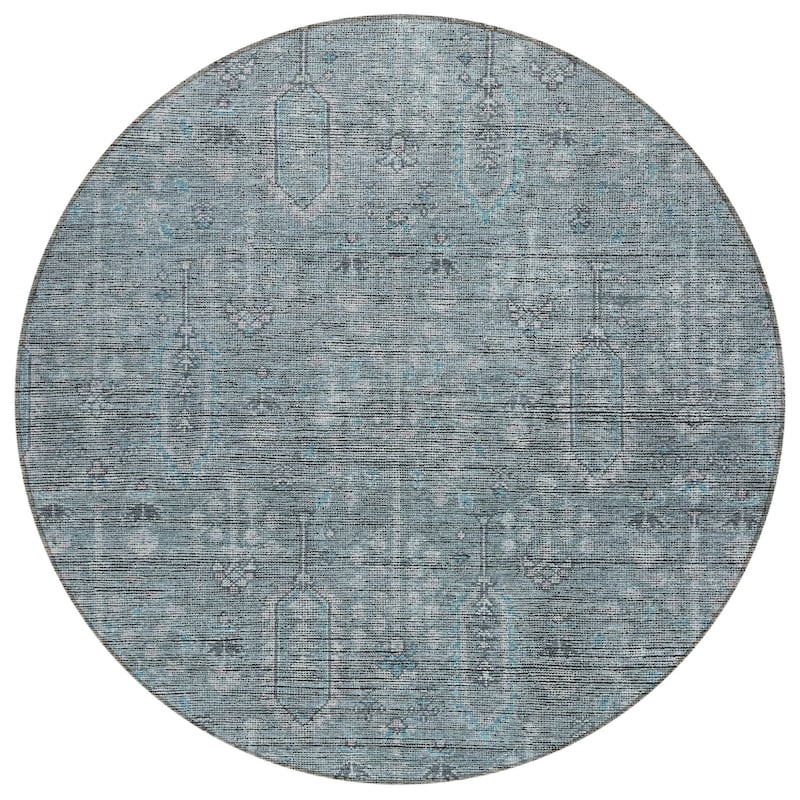 HomeRoots Southwestern Transitional Rectangle Outdoor Rug