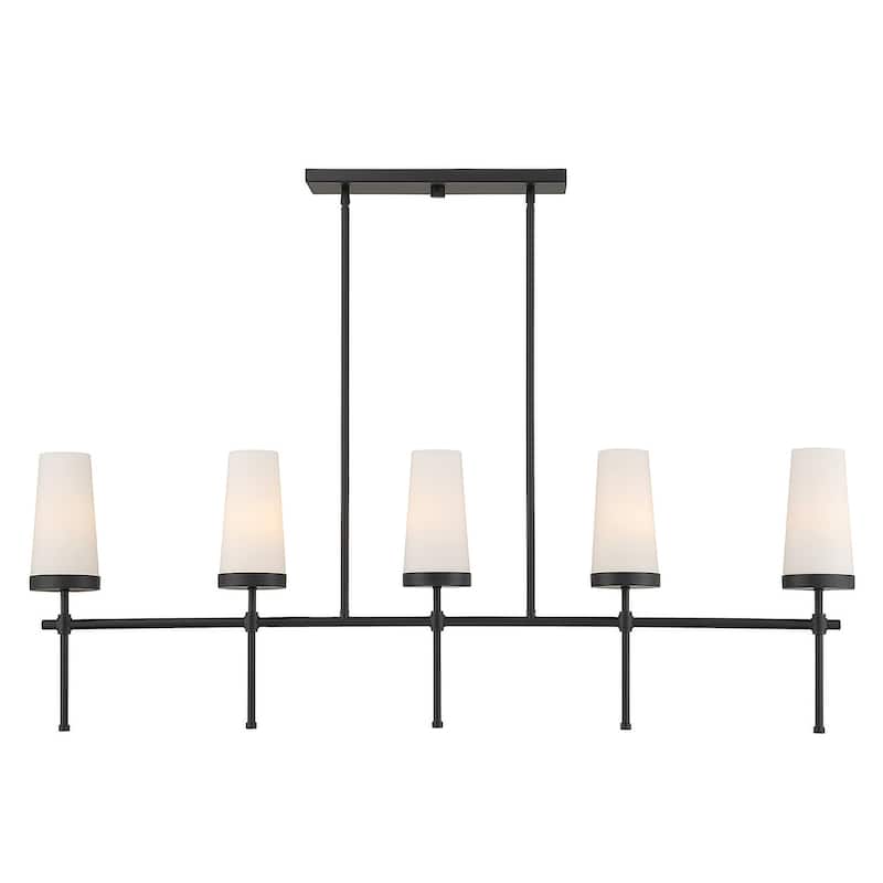 Savoy House 1-2803-5 Haynes 5 Light 48" Wide Linear Chandelier