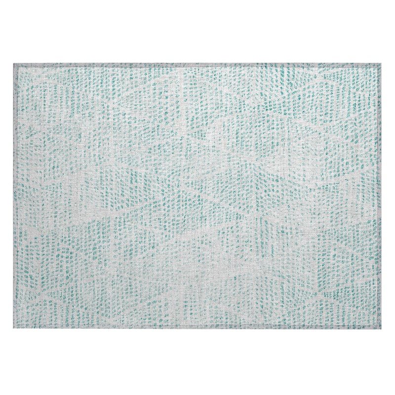 Machine Washable Indoor/ Outdoor Chantille Modern Diamonds Rug