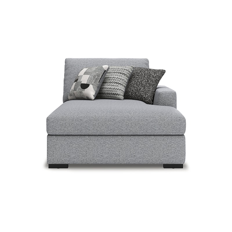 Signature Design by Ashley Bealton Gray 2-Piece Sectional with Chaise - 100" W x 69" D x 41" H