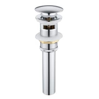 Pop-Up Bathroom Sink Drain with Overflow