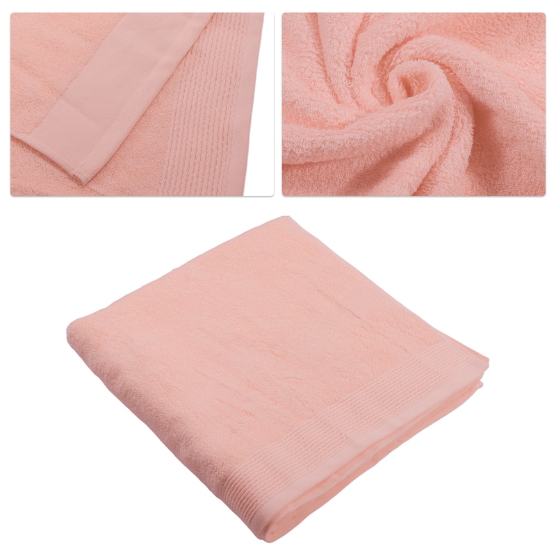 1pc Soft Absorbent Cotton Bath Towel for Bathroom Shower 59.06"x28.35"