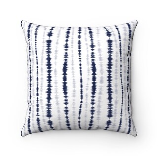 Avery 'N May Deep Navy Blue Shibori Tie Reversible Pillowcase Pillowcase
