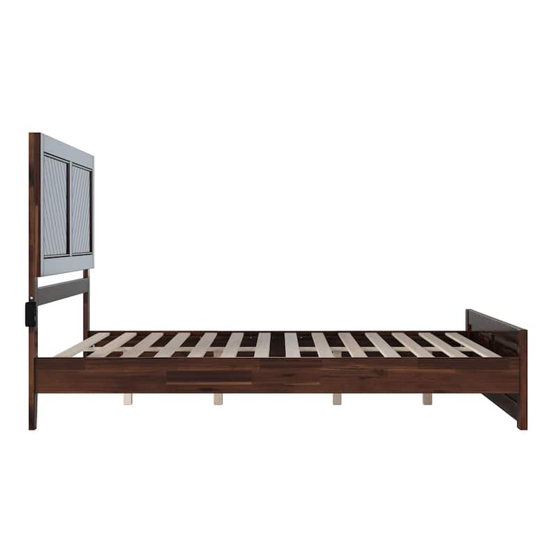 Berkshire Queen Low Profile Platform Bed with Matching Footboard