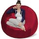 5-foot Bean Bag Chair Large Memory Foam Bean Bag - Red - Large