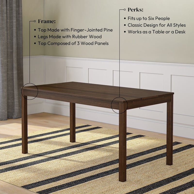Rectangular 60" Dining Table