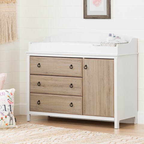 South Shore Cotton Candy Changing Table with Station - N/A