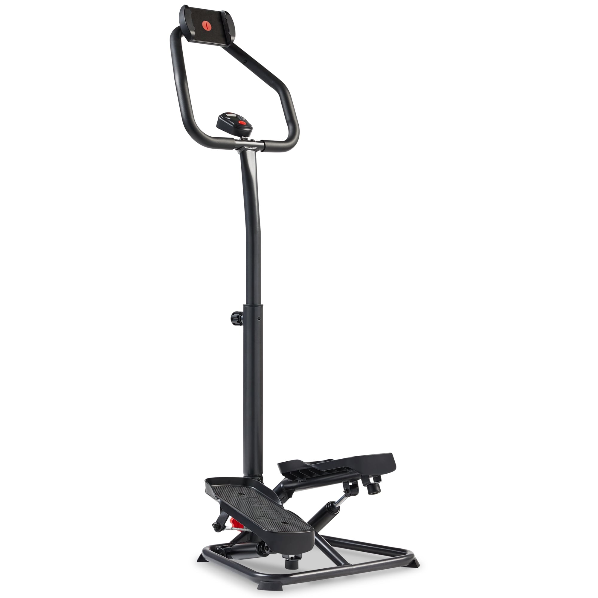 Sunny Health Fitness Smart Stair Stepper Machine with Handlebar