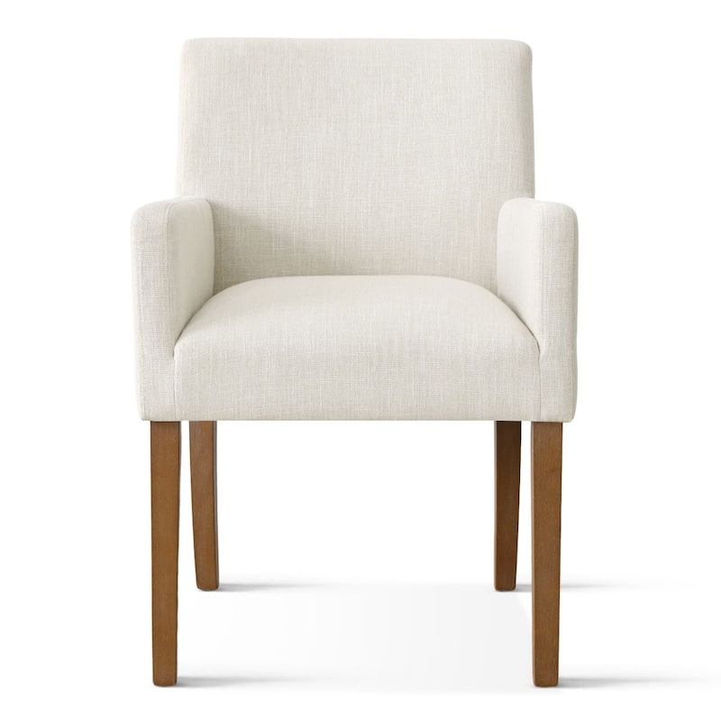 Linen Upholstered Armchair(Set of 2)