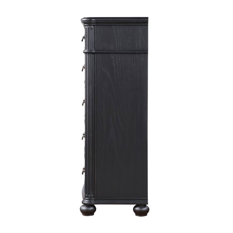 Taylor Black 5-drawer Chest