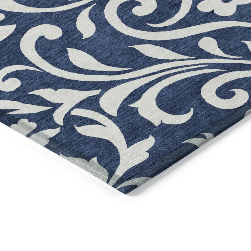 HomeRoots Floral Transitional Rectangle Outdoor Rug