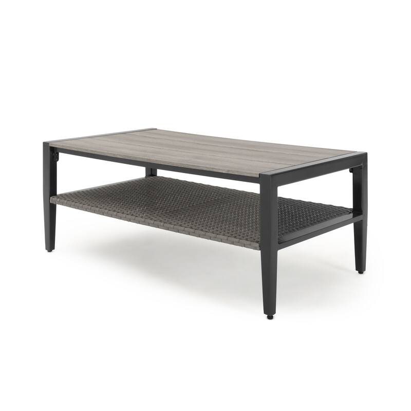 Vistano 7 Piece Sunbrella Outdoor Patio Motion Seating Set - Gray