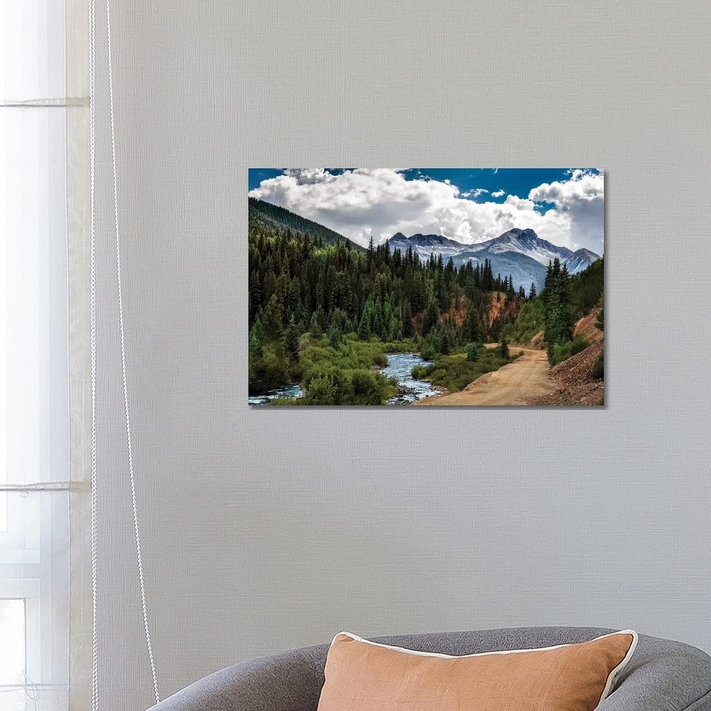 iCanvas "Rocky Mountain Roadway" by Jonathan Ross Photography Canvas Print