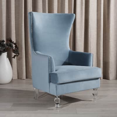 SAFAVIEH Couture Geode Modern Wingback Chair - 29.1" W x 32.3" D x 44.9" H
