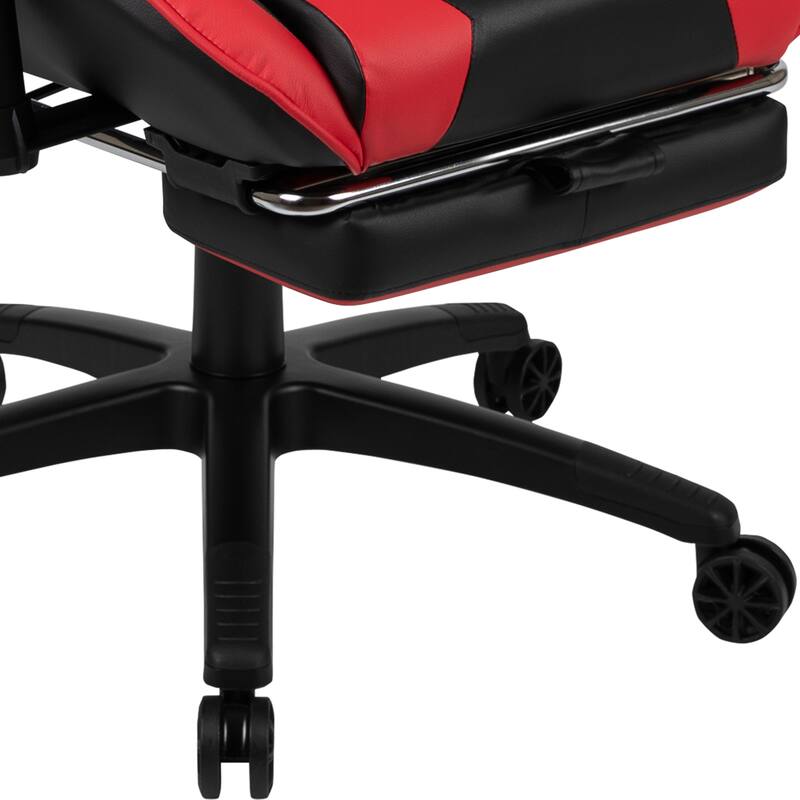 Gaming Desk & Chair Set with Cup Holder, Headphone Hook, and Monitor Stand