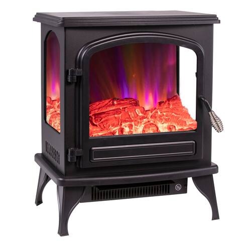 5120 BTU Electric Fireplace Heater Furnace with LED Simulated Flame