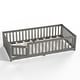 preview thumbnail 158 of 159, Wood Floor Bed with Safety Guardrails and Door