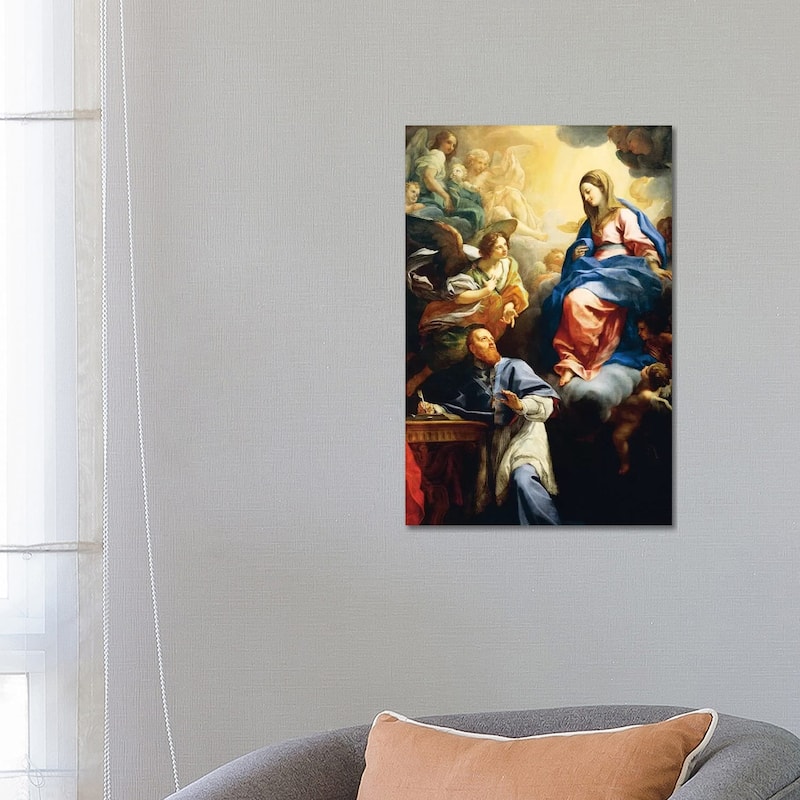 iCanvas "Virgin with Child appearing to St. Francis de Sales, 1691" by Carlo Maratta Canvas Print - 26x18x1.5