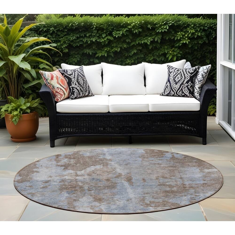 Anan Modern Art-Inspired Weather Resistant Versatile Elegance Outdoor Rug