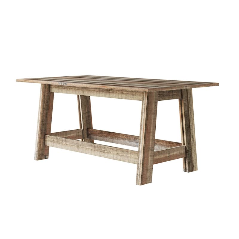 CraftPorch Rustic 2-Pieces End Tables with Coffee Table